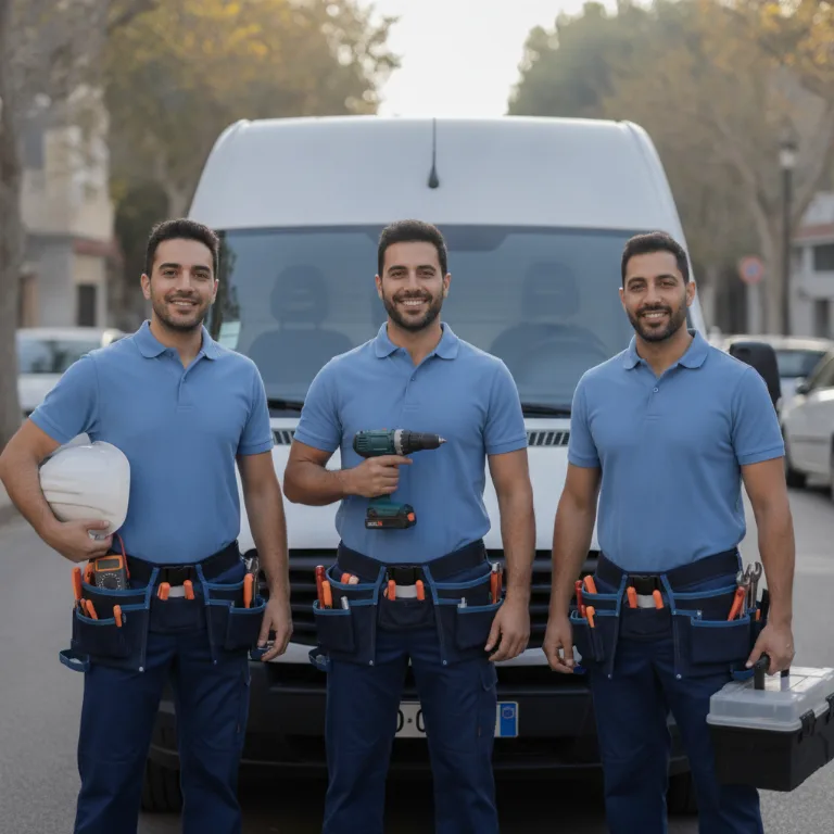Electricista equipo en Berruguete
